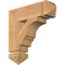 Ekena Millwork Balboa Arts & Crafts Smooth Bracket, Western Red Cedar, 3 1/2"W x 14"D x 14"H BKT04X14X14BOA03SWR - alternate 1